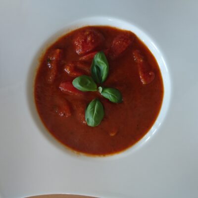 Knoblauch-Tomaten-Suppe