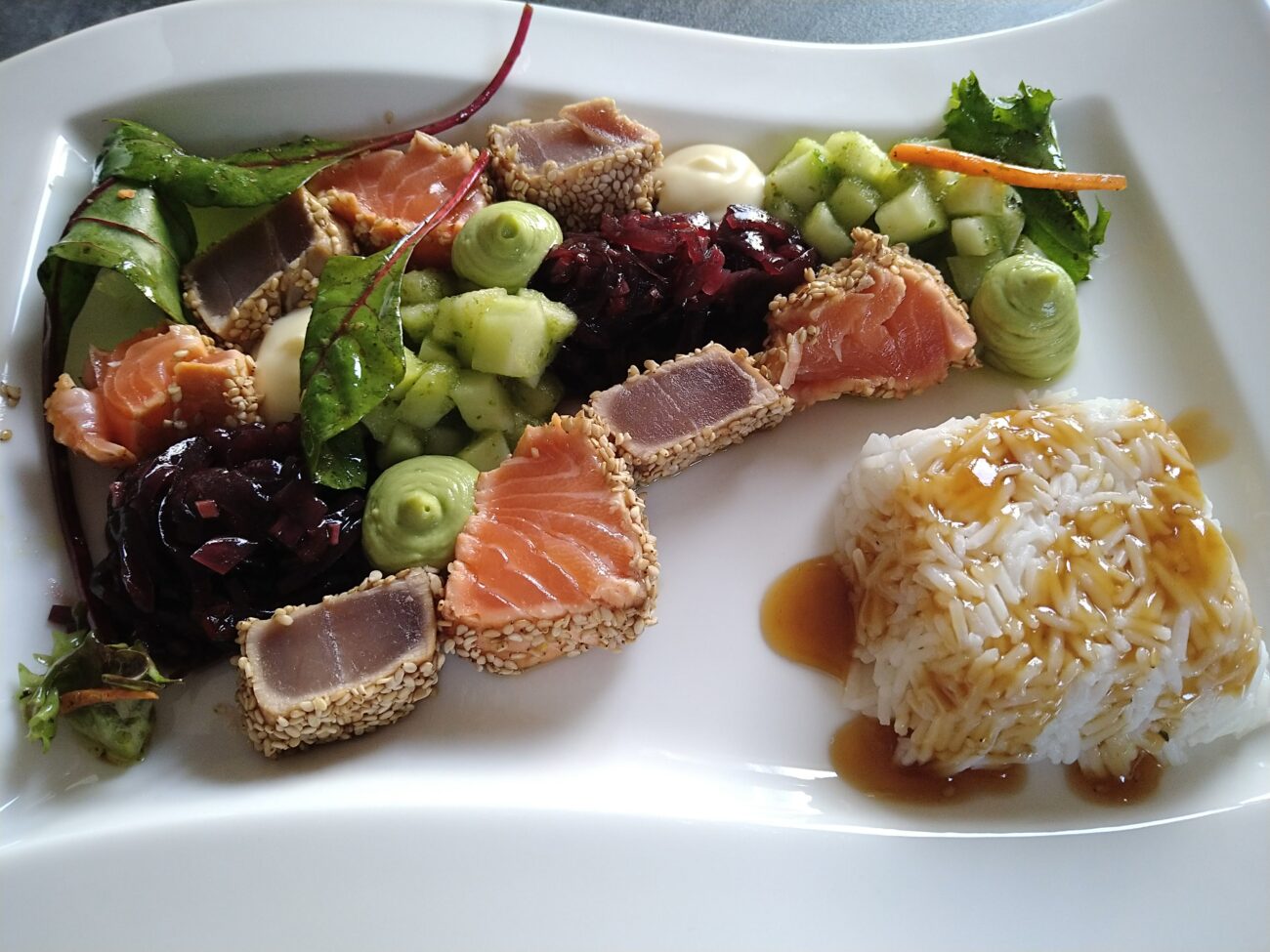 Tataki von Lachs und Thunfisch