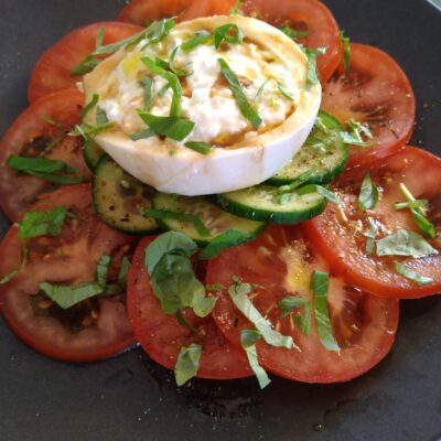 Tomaten mit Burrata