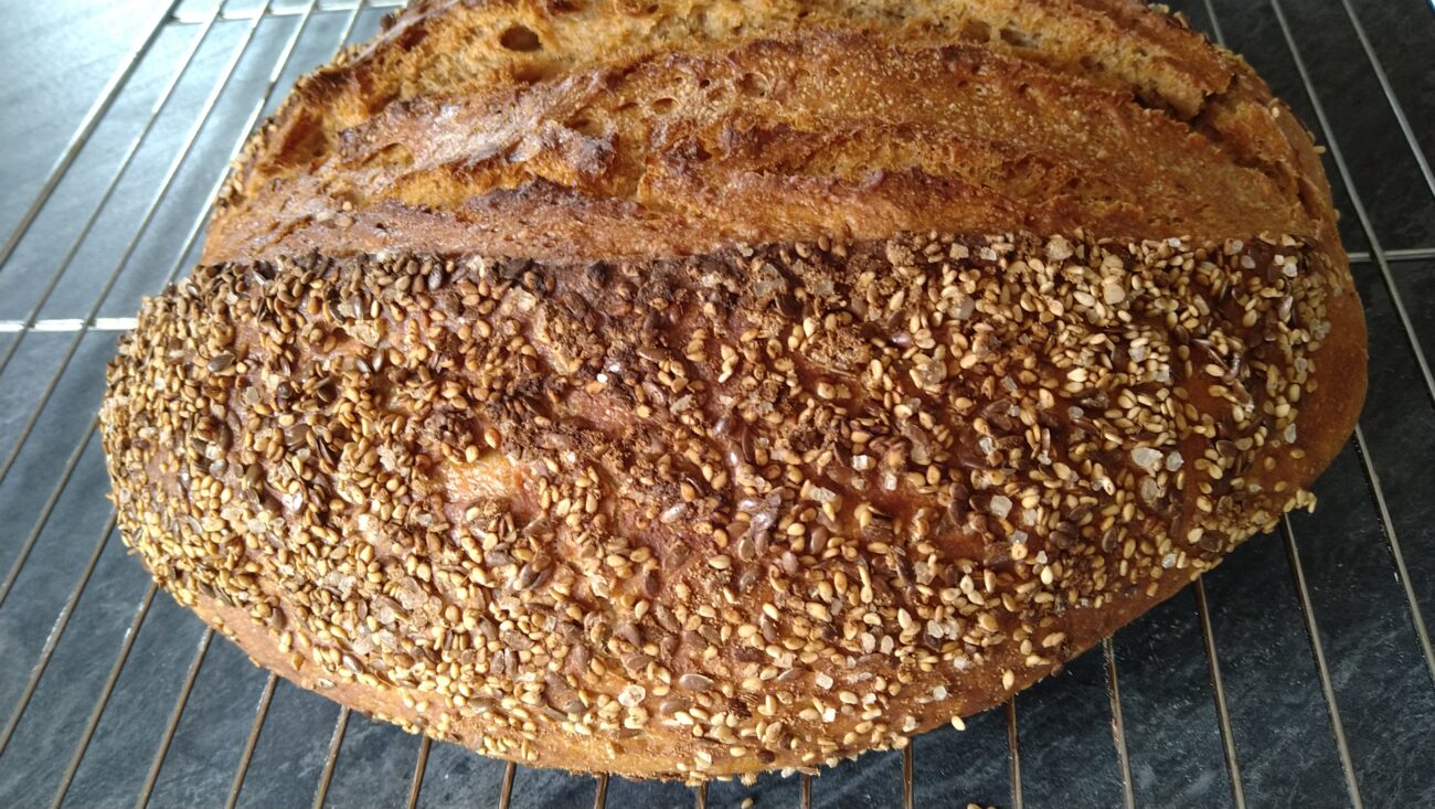 Senfkrusten-Brot