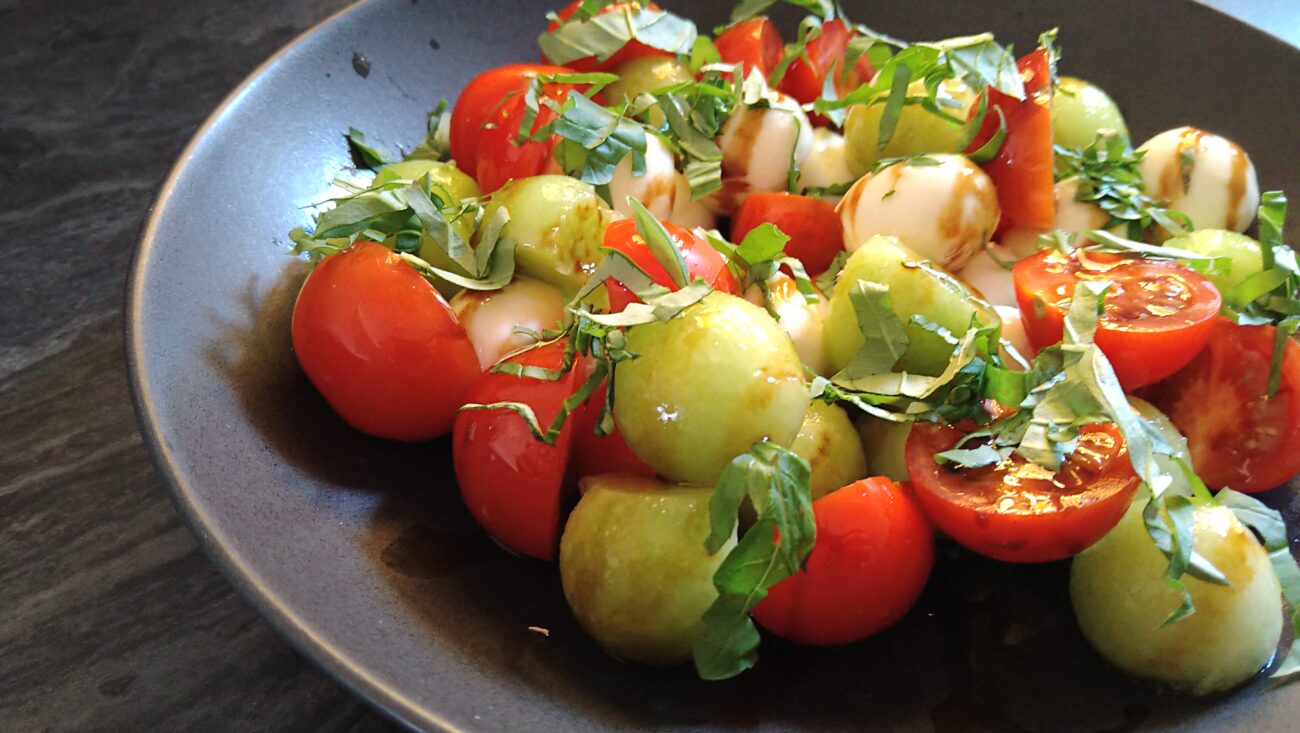 Sommerlicher Melonen-Mozzarella-Salat