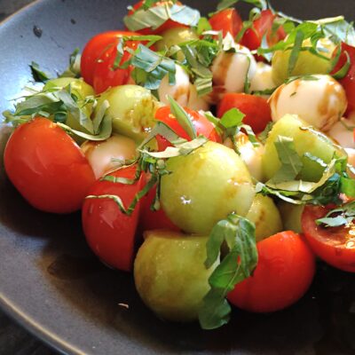 Melonen-Mozzarella-Salat