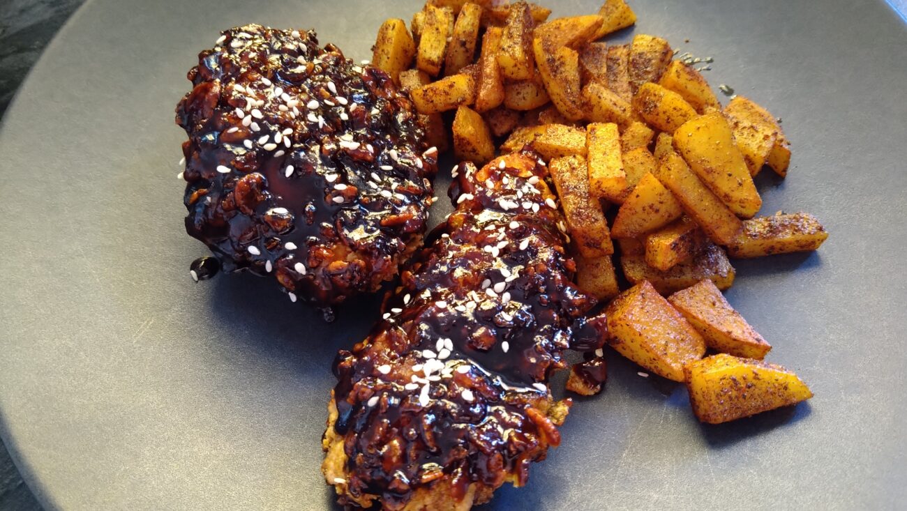 Knusprige koreanische Hähnchenfilets