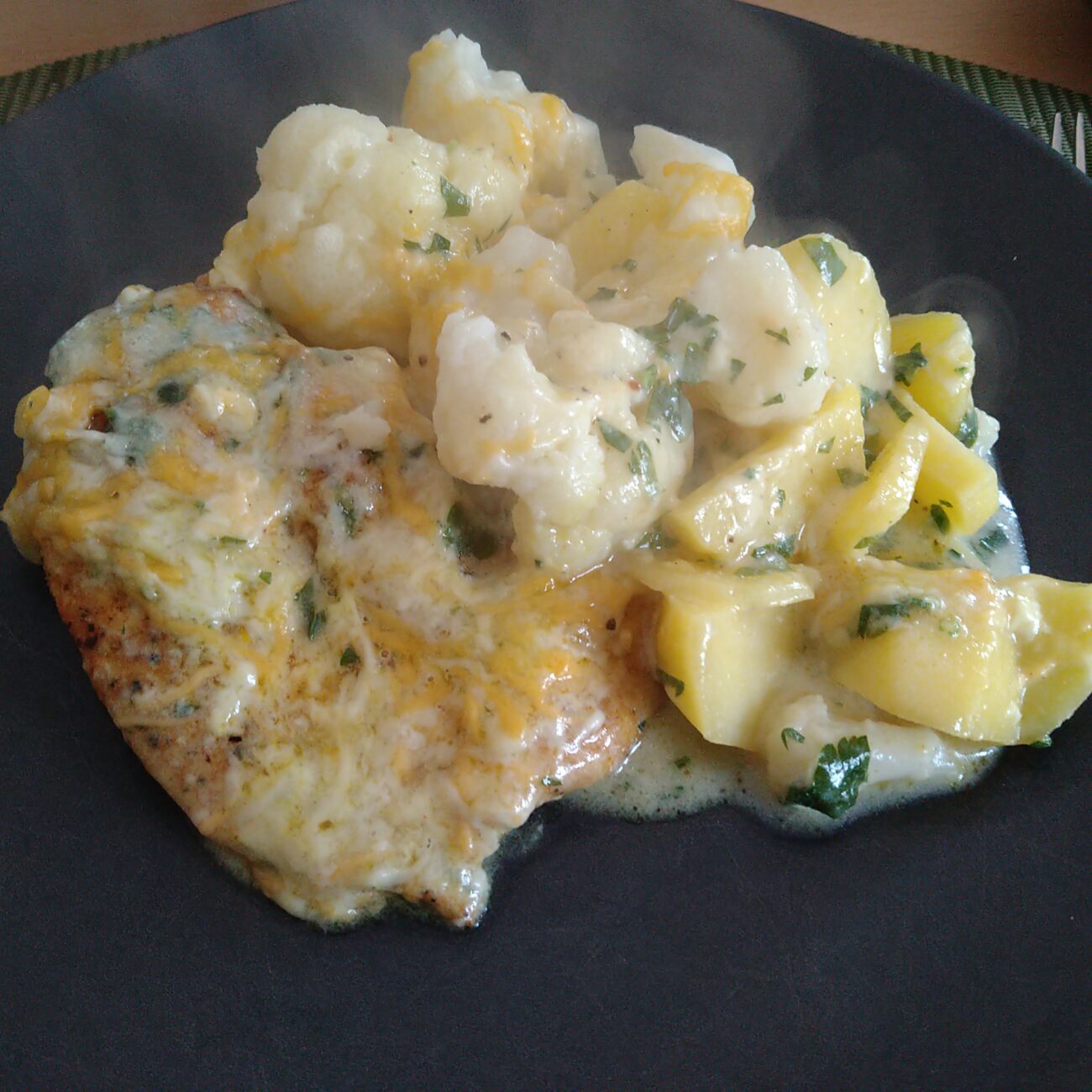 Hähnchenbrust in Kräutersauce